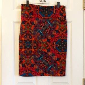 LuLaRoe Paisley Cassie Skirt